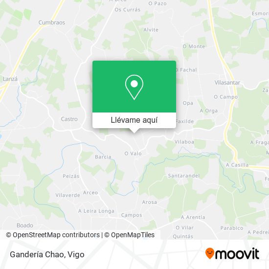 Mapa Gandería Chao