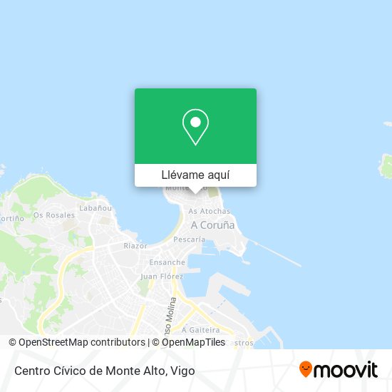 Mapa Centro Cívico de Monte Alto