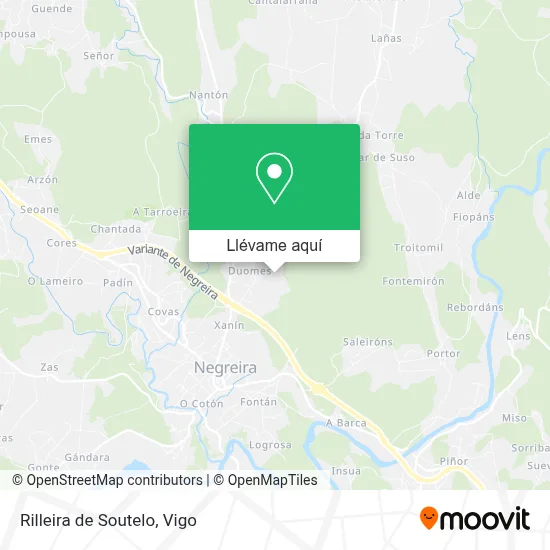Mapa Rilleira de Soutelo