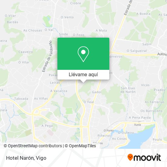 Mapa Hotel Narón