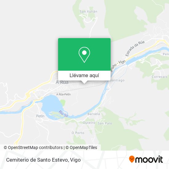 Mapa Cemiterio de Santo Estevo