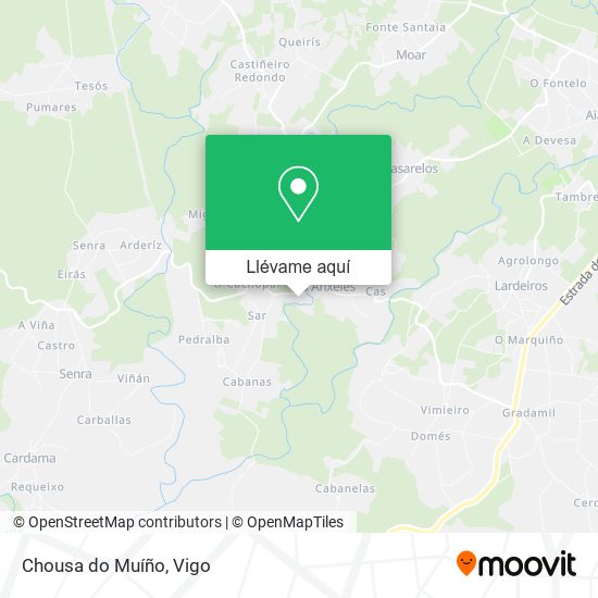 Mapa Chousa do Muíño