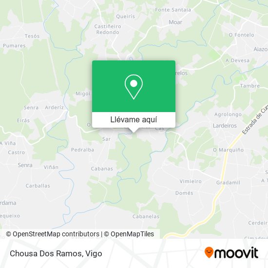 Mapa Chousa Dos Ramos