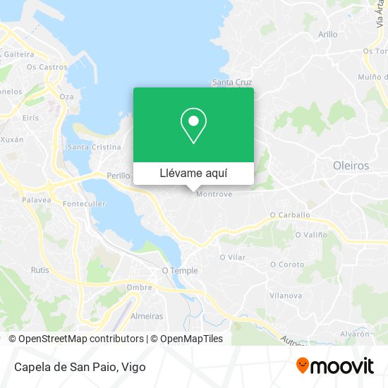 Mapa Capela de San Paio