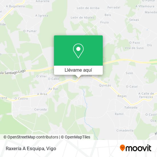 Mapa Raxería A Esquipa