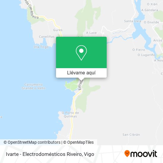 Mapa Ivarte - Electrodomésticos Riveiro