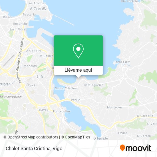 Mapa Chalet Santa Cristina