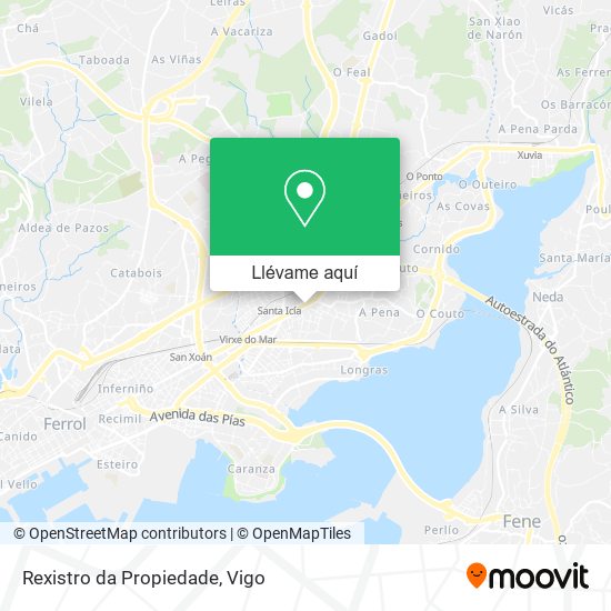 Mapa Rexistro da Propiedade