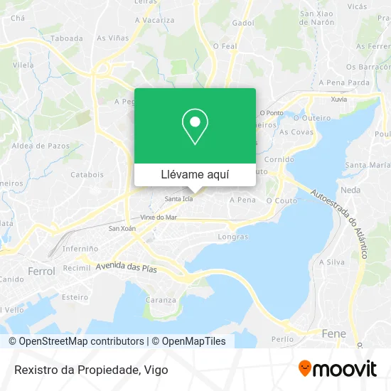 Mapa Rexistro da Propiedade