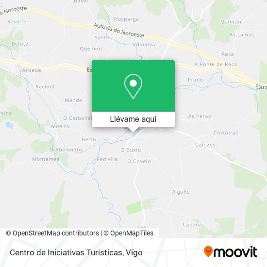 Mapa Centro de Iniciativas Turisticas