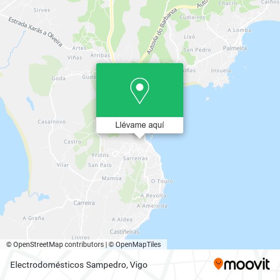 Mapa Electrodomésticos Sampedro
