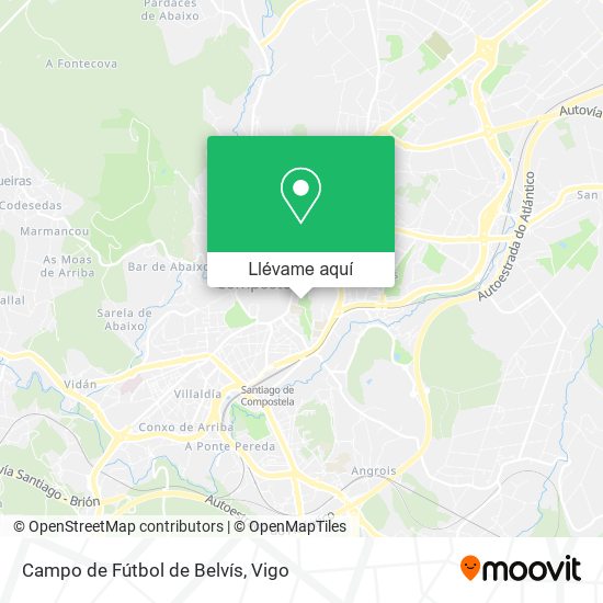 Mapa Campo de Fútbol de Belvís
