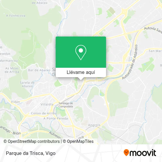 Mapa Parque da Trisca