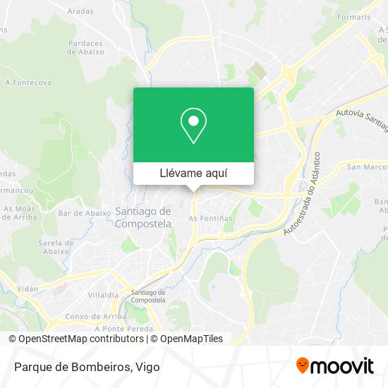 Mapa Parque de Bombeiros