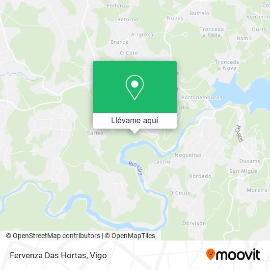Mapa Fervenza Das Hortas