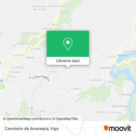Mapa Cemiterio de Ameixeira