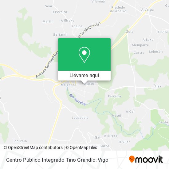 Mapa Centro Público Integrado Tino Grandío