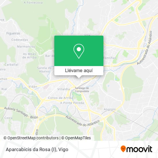 Mapa Aparcabicis da Rosa (I)