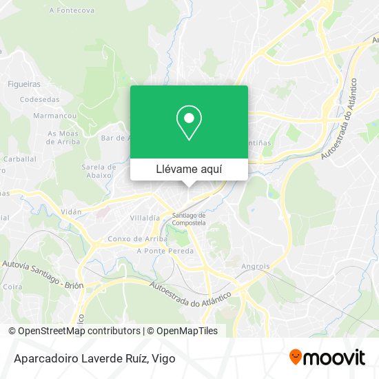 Mapa Aparcadoiro Laverde Ruíz