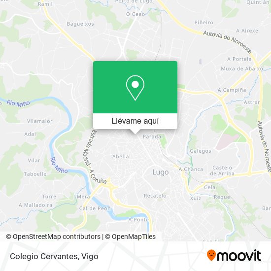 Mapa Colegio Cervantes