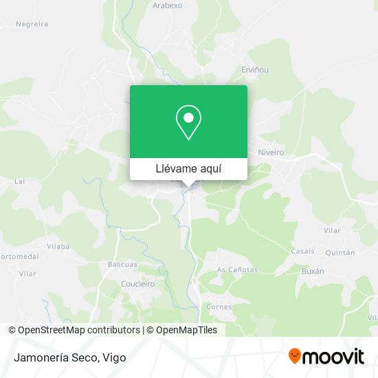 Mapa Jamonería Seco