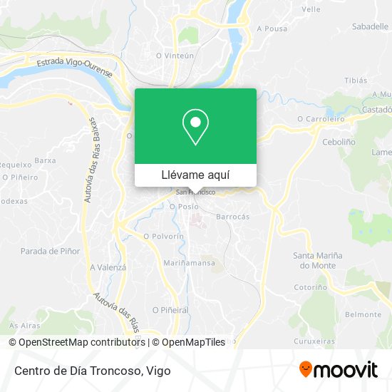 Mapa Centro de Día Troncoso