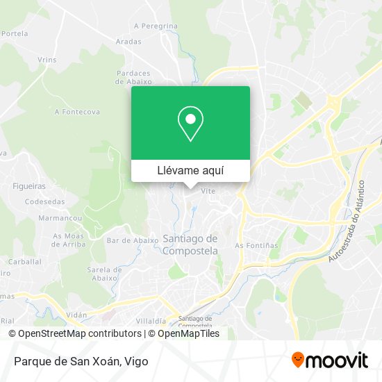 Mapa Parque de San Xoán