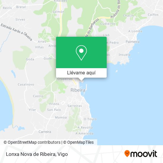Mapa Lonxa Nova de Ribeira