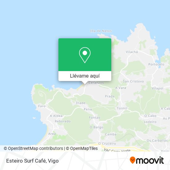 Mapa Esteiro Surf Café