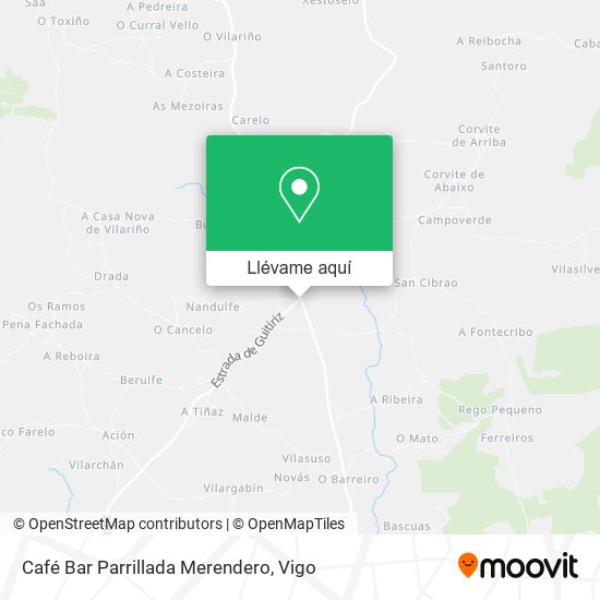Mapa Café Bar Parrillada Merendero