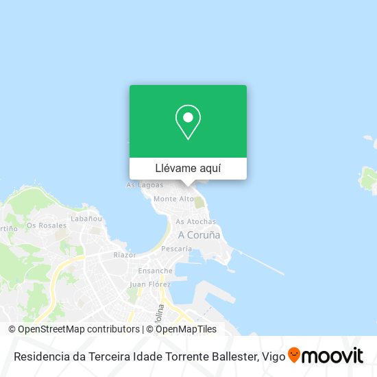Mapa Residencia da Terceira Idade Torrente Ballester