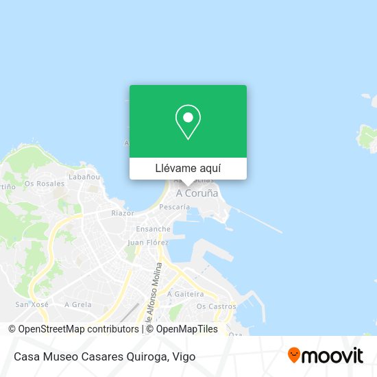 Mapa Casa Museo Casares Quiroga