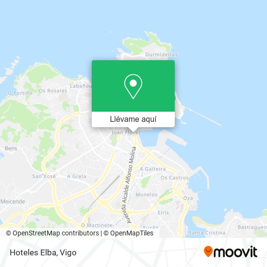 Mapa Hoteles Elba