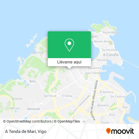 Mapa A Tenda de Mari