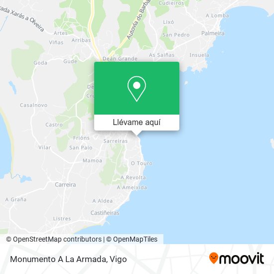 Mapa Monumento A La Armada