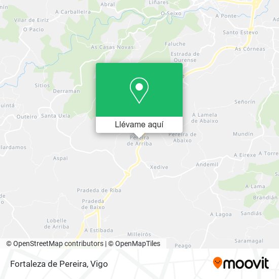 Mapa Fortaleza de Pereira