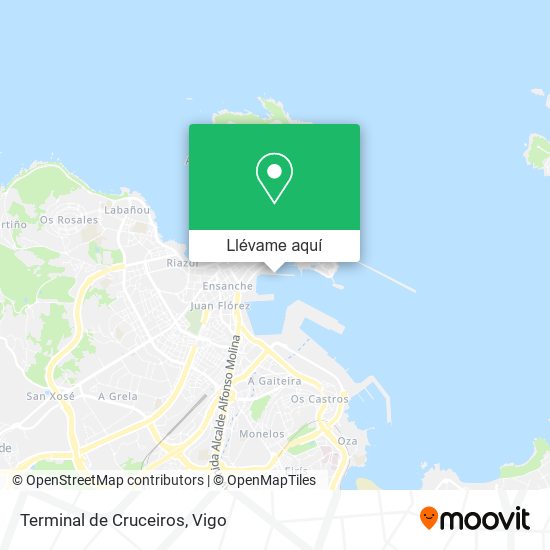 Mapa Terminal de Cruceiros