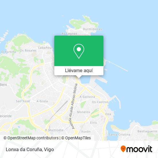 Mapa Lonxa da Coruña