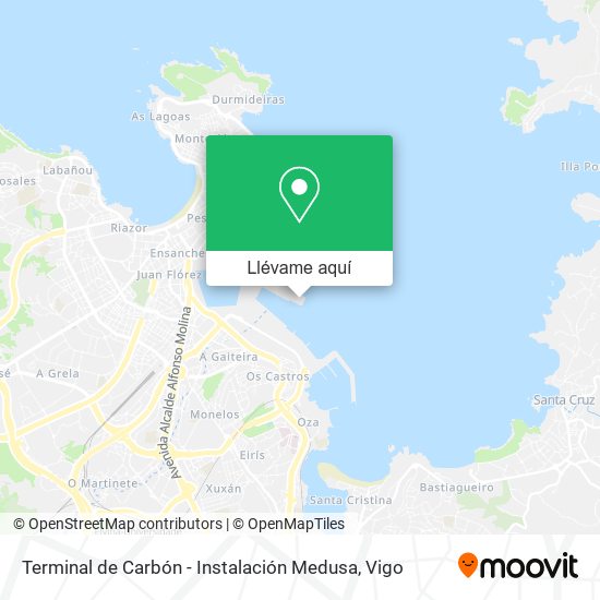 Mapa Terminal de Carbón - Instalación Medusa