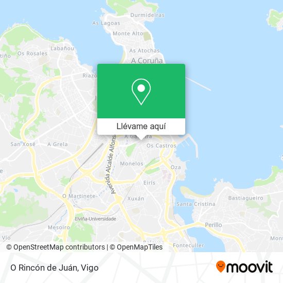 Mapa O Rincón de Juán