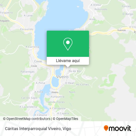 Mapa Cáritas Interparroquial Viveiro