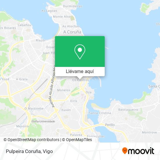 Mapa Pulpeira Coruña