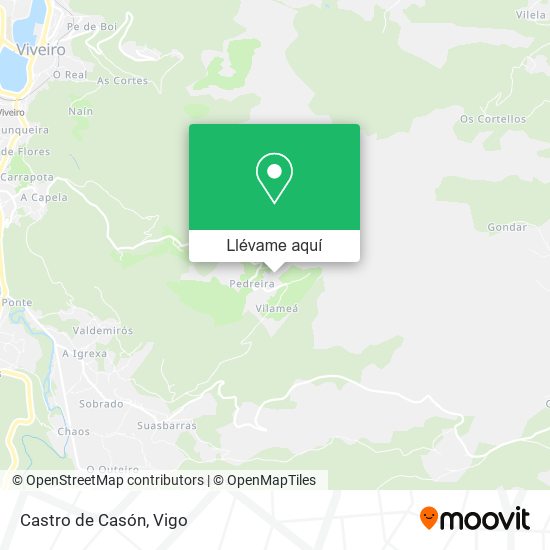 Mapa Castro de Casón