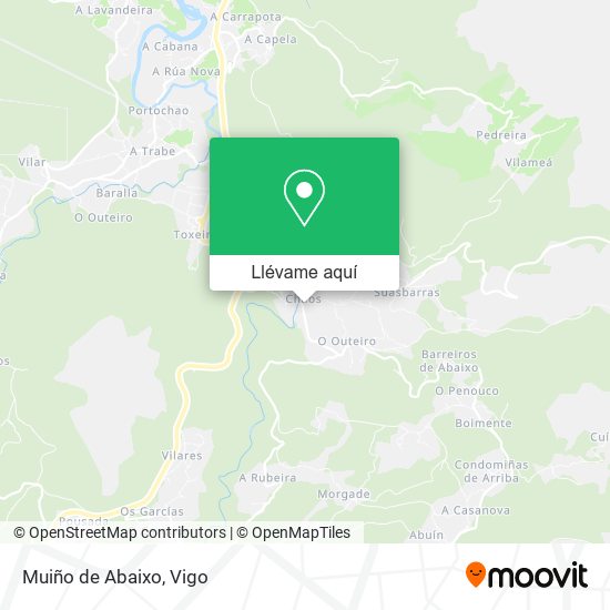 Mapa Muiño de Abaixo