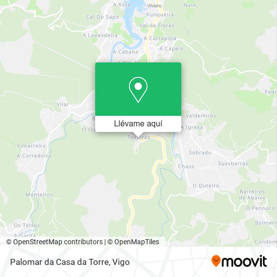 Mapa Palomar da Casa da Torre