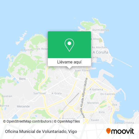 Mapa Oficina Municial de Voluntariado