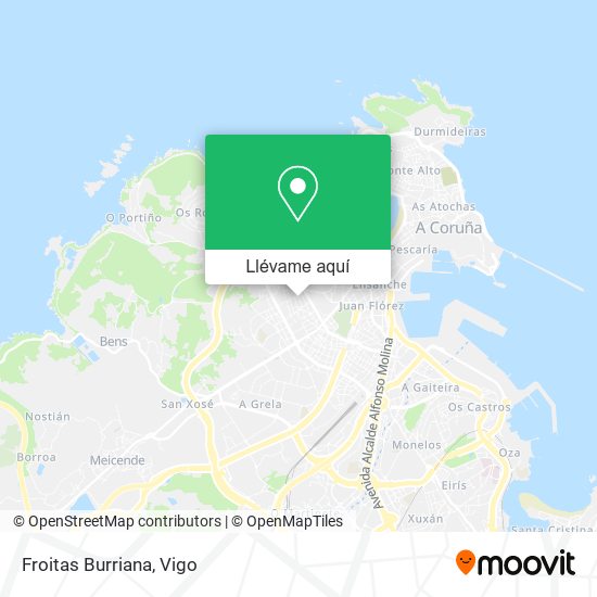 Mapa Froitas Burriana