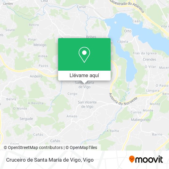 Mapa Cruceiro de Santa María de Vigo