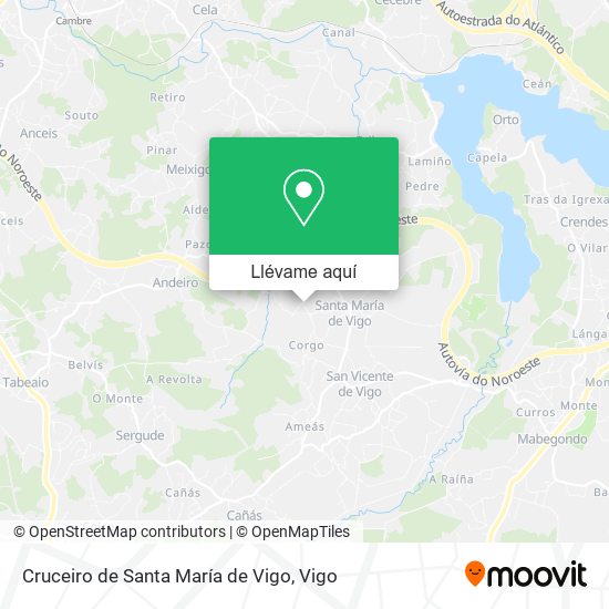Mapa Cruceiro de Santa María de Vigo