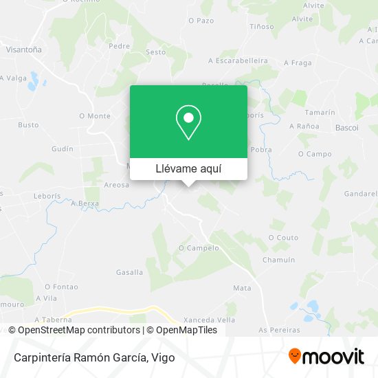 Mapa Carpintería Ramón García